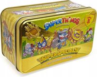 Super Zings Things seria 3 złota puszka 9 figurek Mr King złoty Superslider