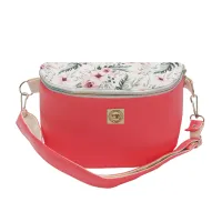 Torebka i Nerka 2w1 - Różowa i Garden na Białym