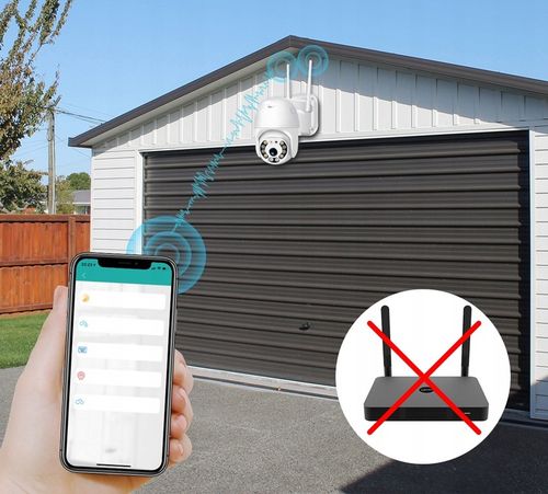 KAMERA WIFI IP SMART OBROTOWA FULL HD 2MP MONITORING 1080p ZOOM 4x DETEKCJA na Arena.pl