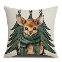 poszewka na poduszkę 45 x 45 cm motyw świąteczny boho pod200