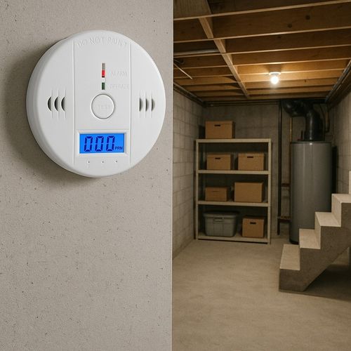 CZUJNIK CZUJKA CZADU TLENKU WĘGLA - CO- BEZPRZEWODOWY GŁOŚNY RIWALL RCC-01 na Arena.pl