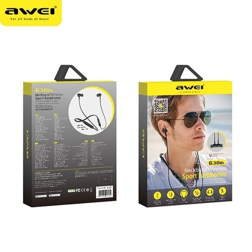 AWEI Słuchawki stereo Bluetooth G30BL czarne na Arena.pl