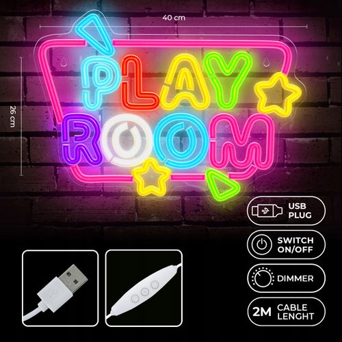 Forever Light Neon PLEXI LED PLAYROOM multikolor FPNE39 na Arena.pl