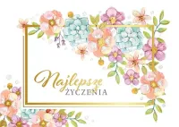 Karnet B6 Pr-188 Najlepsze Życzenia