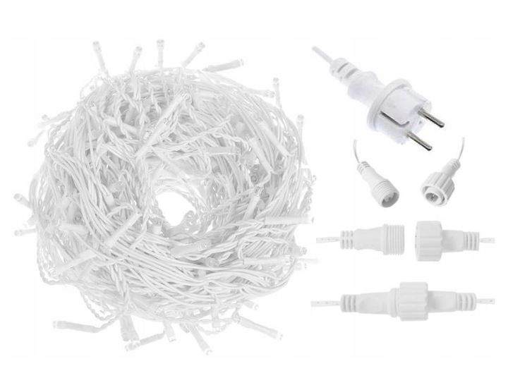 SOPLE 300LED LAMPKI ZEWNĘTRZNE IP44 FLASH KURTYNA GIRLANDA ŚWIETLNA 13M zdjęcie 2
