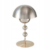 LAMPKA METALOWA ZŁOTA DEKORACYJNA GRZYBEK LUISE RĘCZNIE WYKONANA 43,5X26,5