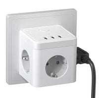 Adapter gniazda USB przejściówka USB europejska