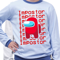 Piżama dziecięca Among Us