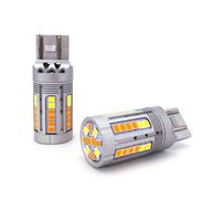 żarówka W21/5W LED 7443 12-24V 21/5W biało-pomarańczowa bez błędu 100% CANBUS