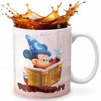 KUBEK 330ml GRAFIKA PREZENT ŚWIĘTA WZÓR - BAJKA MYSZKA MIKI MICKEY + IMIĘ