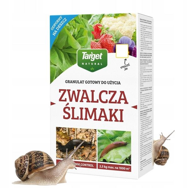 ŚLIMAK CONTROL GRANULAT ZWALCZAJĄCY ŚLIMAKI TARGET 2,5 kg zdjęcie 1