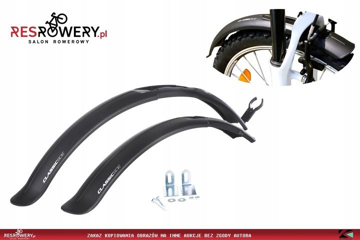 KOMPLET BŁOTNIKÓW SIMPLA CLASSIC SDE 24 - 26 CALI zdjęcie 2