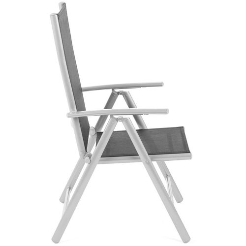 ZESTAW MEBLI IBIZA BASIC SILVER / BLACK 6+1 (912781) na Arena.pl
