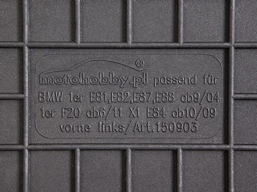 BMW 1 E81, E82, E87, E88 DYWANIKI GUMOWE STOPERY na Arena.pl