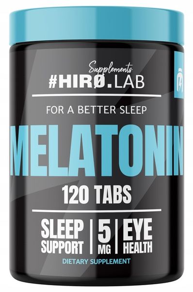 Melatonina 5MG Hiro.Lab Dobry Sen 120 tabletek zdjęcie 1