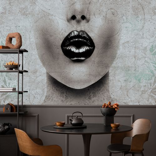 Fototapeta Do Sypialni Abstrakcja KOBIETA Usta Ornamenty 180cm x 120cm na Arena.pl