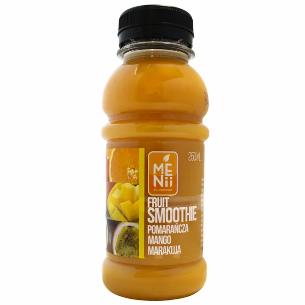 Smoothie - Pomarańcza, mango, marakuja 250ml zdjęcie 1