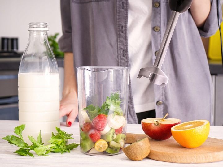 Blender ręczny WIELOFUNKCYJNY LYKKELE PAUEL SET 1500W TRYB TURBO MALAKSER zdjęcie 4