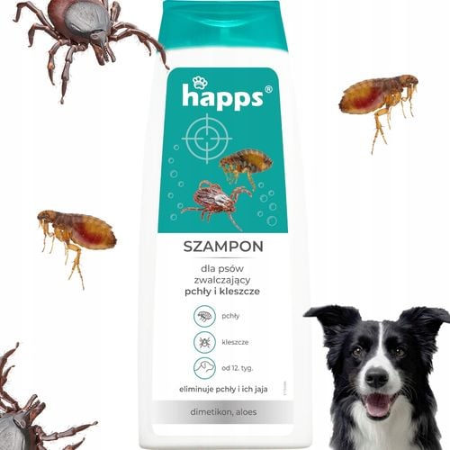 happs - szampon dla psów na pchły i kleszcze 250ml na Arena.pl