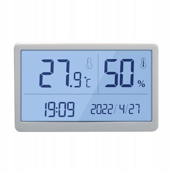 TERMOHIGROMETR WILGOTNOŚCIOMIERZ HIGROMETR TERMOMETR WILGOTNOŚĆ TEMPERATURA zdjęcie 3