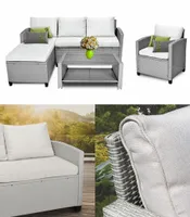 ZESTAW MEBLI OGRODOWYCH TECHNORATTAN NAROŻNIK