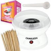 Maszynka Maszyna Urządzenie do Robienia Waty Cukrowej Domowa + Patyczki