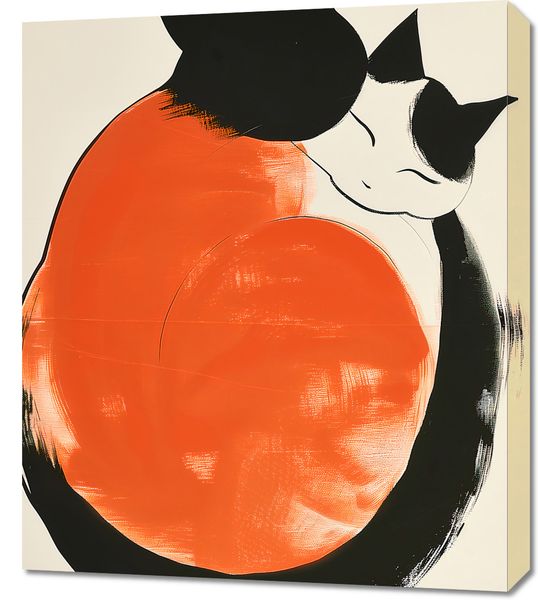 Obraz 60x70cm Yin i Yang Kotów zdjęcie 1