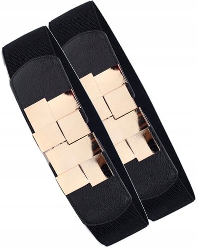 Damski Pasek Modny Gorset Elastyczny Szeroki Retro na Arena.pl