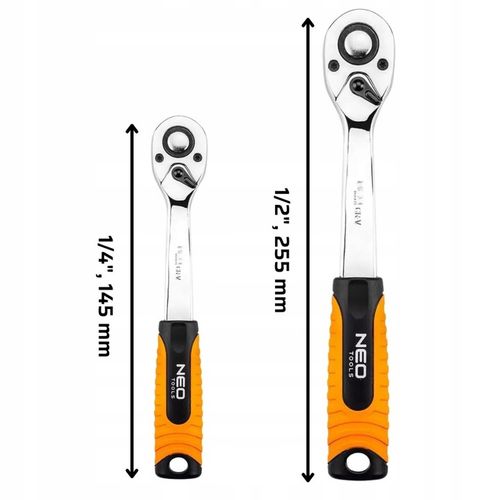 Zestaw 2 szt. Grzechotka 72T Treszczotka 1/2 + 1/4 Duża i Mała NEO na Arena.pl