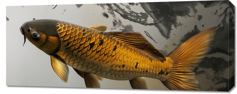 Obraz 100x40cm Spokojna Ryba Koi zdjęcie 1