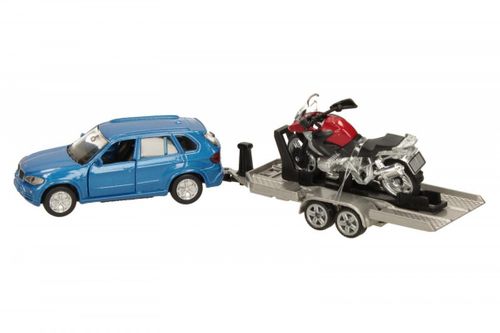 Samochód + przyczepa z motorem na Arena.pl