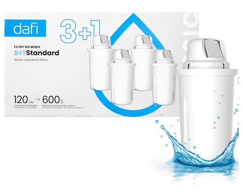 Filtr Dafi Classic Wkład do dzbanka filtrującego wodę | 4 szt. na Arena.pl