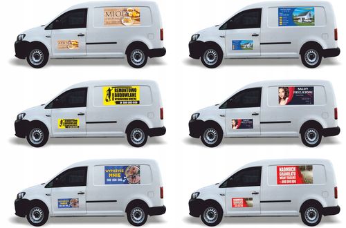 REKLAMA MAGNETYCZNA magnes na samochód auto 60x60 Magnesy reklamowe na Arena.pl