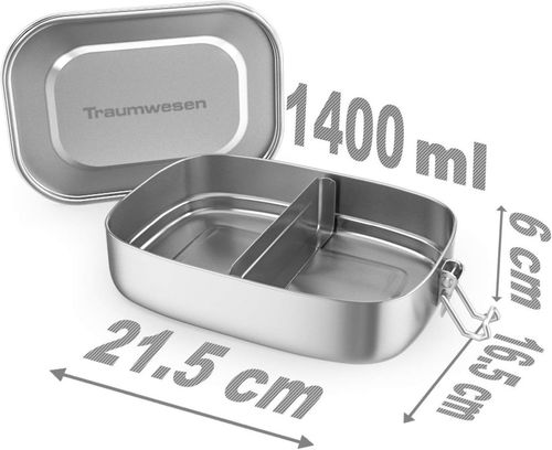 Lunchbox pojemnik metalowy 1400ML na Arena.pl