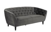 Sofa 3osobowa Ria Velvet dark grey