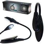 Lampka Z Klipsem Led Do Czytania Książki Elastyczna Na Monitor Baterie