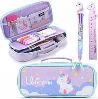 PIÓRNIK JEDNOROŻEC SASZETKA SZKOLNY DŁUGOPIS NA PRZYBORY SZKOLNE