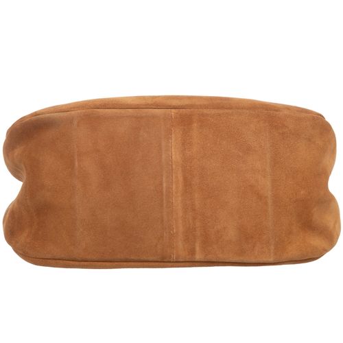 VEZZE torebka zamszowa damska worek z łańcuszkiem V500 camel na Arena.pl