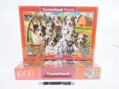 Puzzle 1000 Happy Dogs In The Countryside CASTOR