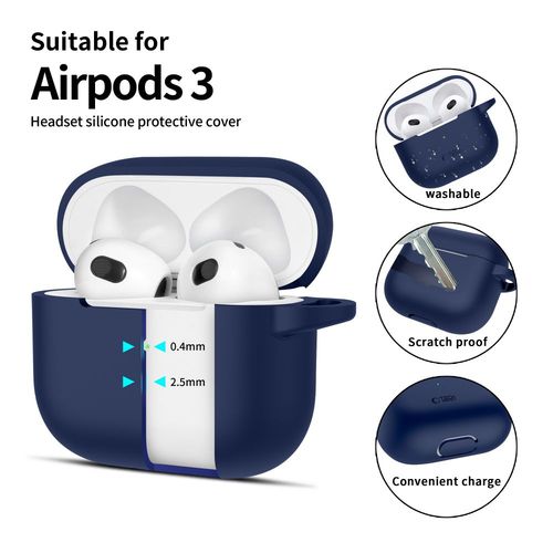 tech-protect silicone hook apple airpods 3 navy blue na Arena.pl