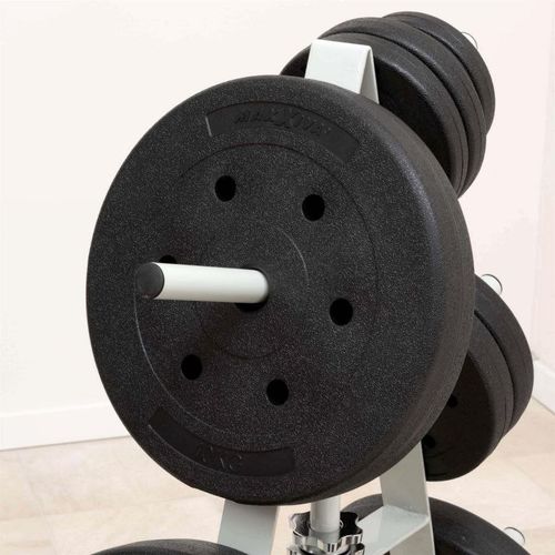 MAXXIVA Zestaw obciążników 2 x 10 kg, cement, czarny na Arena.pl