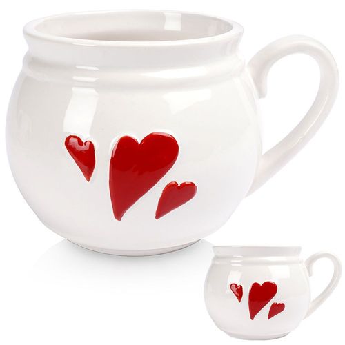 Kubek ceramiczny SERCE 800 ml na Arena.pl