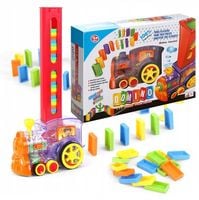 CIUCHCIA DOMINO LOKOMOTYWA UKŁADANKA POCIĄG KLOCKI GRA ZRĘCZNOŚCIOWA