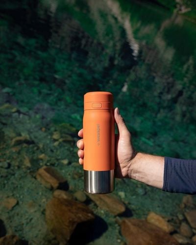 Butelka filtrująca stalowa bidon na wodę z filtrem WESSPER B2 ACTITEX na Arena.pl