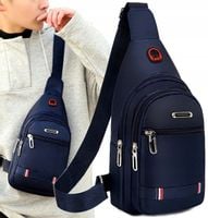 Plecak Torba Męska lekka saszetka na ramię nerka  T107_Granatowy