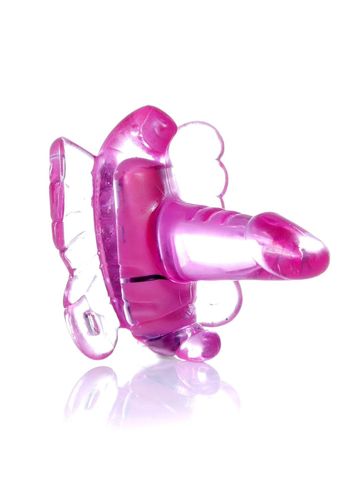 masażer łechtaczki na paskach wibrujący penis 6cm na Arena.pl