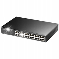 SWITCH 24-port CUDY GS1024 1Gbps 10/100/1000 metalowy do szafy RACK