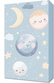 Obraz 30x50cm Wzory dla Dzieci, Dziewczynki i Chłopca -  Księżyc