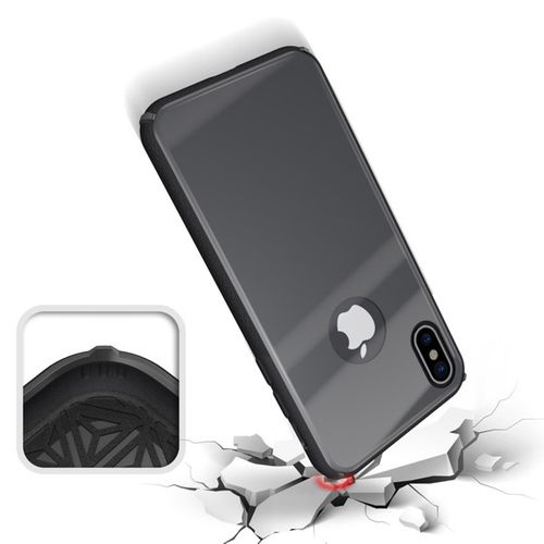 TEMPERED GLASS CASE IPHONE X SZARY na Arena.pl