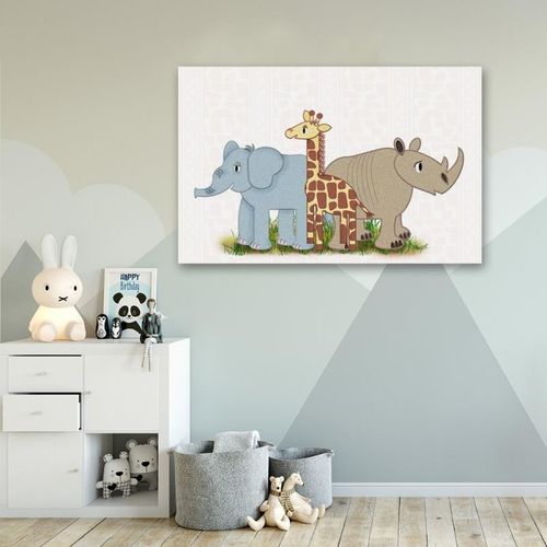 Deco Panel, Afrykańscy przyjaciele 40x30 na Arena.pl